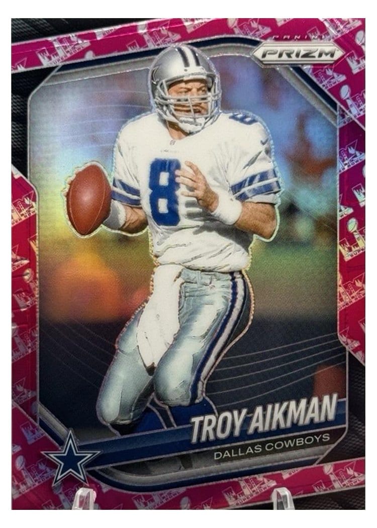 2025 Panini Prizm Base Set Troy Aikman #179 card