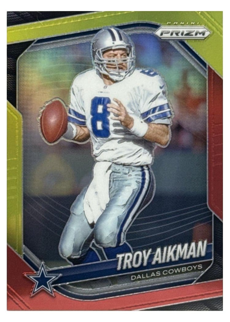 2025 Panini Prizm Base Set Troy Aikman #179 card