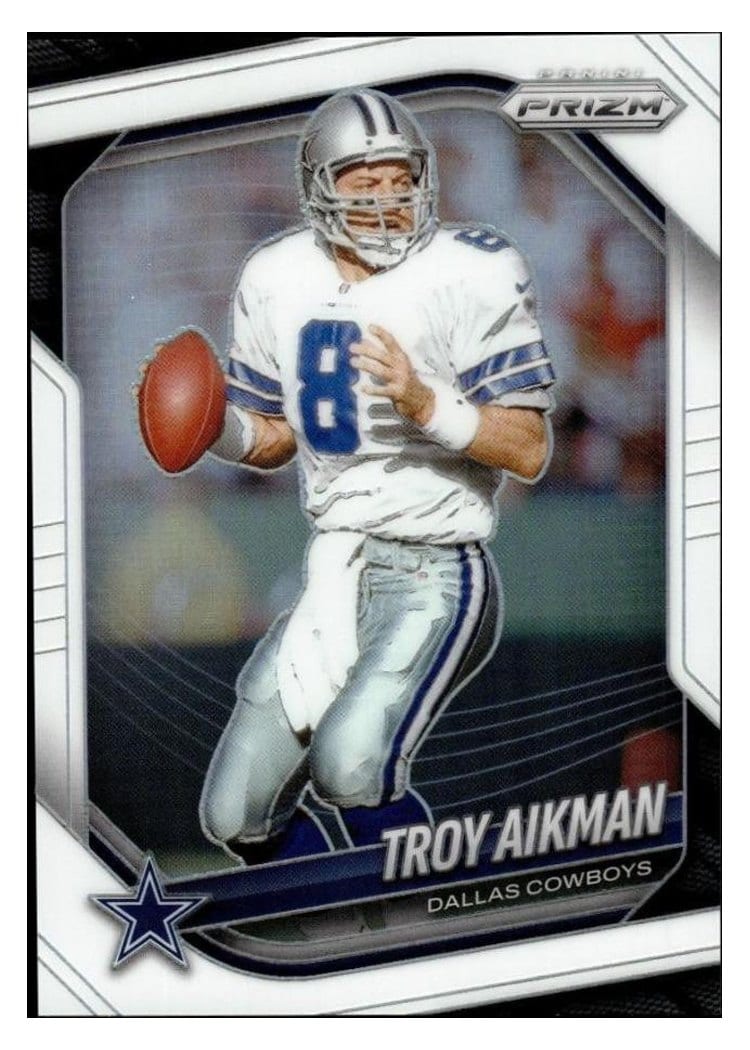 2025 Panini Prizm Base Set Troy Aikman #179 card