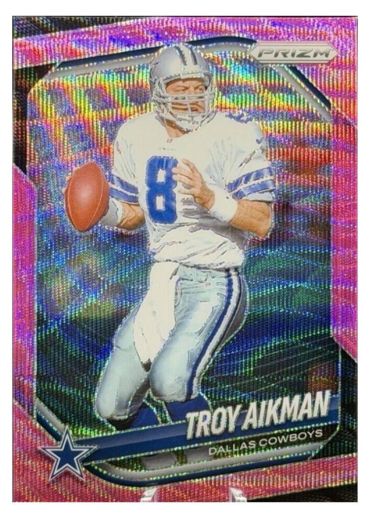 2025 Panini Prizm Base Set Troy Aikman #179 card