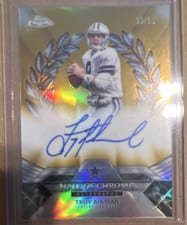 2025 Topps Chrome Hall of Chrome Autographs Troy Aikman #HOCA-TA