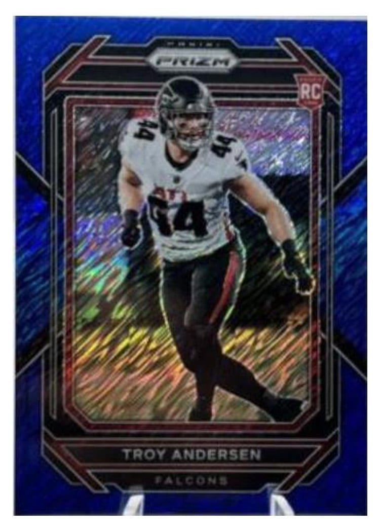 2022 Panini Prizm Base Set Troy Andersen Blue Shimmer #394 card
