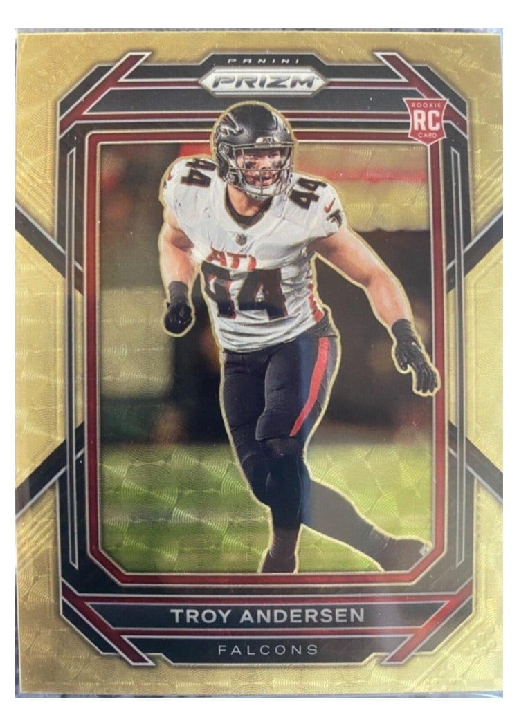 2022 Panini Prizm Base Set Troy Andersen Gold Vinyl #394 card