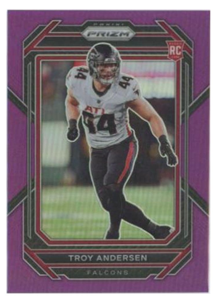 2022 Panini Prizm Base Set Troy Andersen Purple #394 card