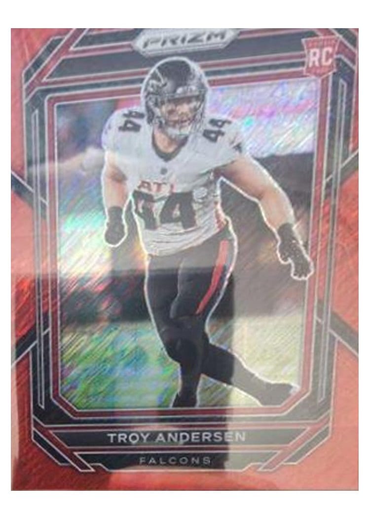 2022 Panini Prizm Base Set Troy Andersen Red Shimmer #394 card