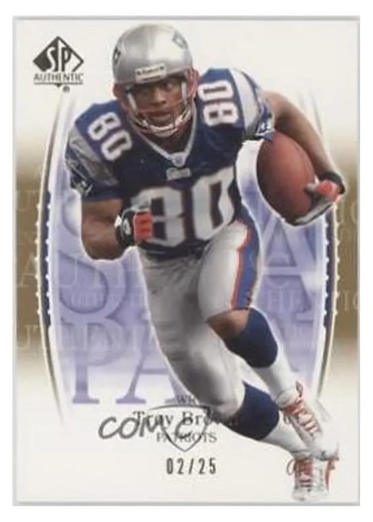 2003 SP Authentic Troy Brown #66 card
