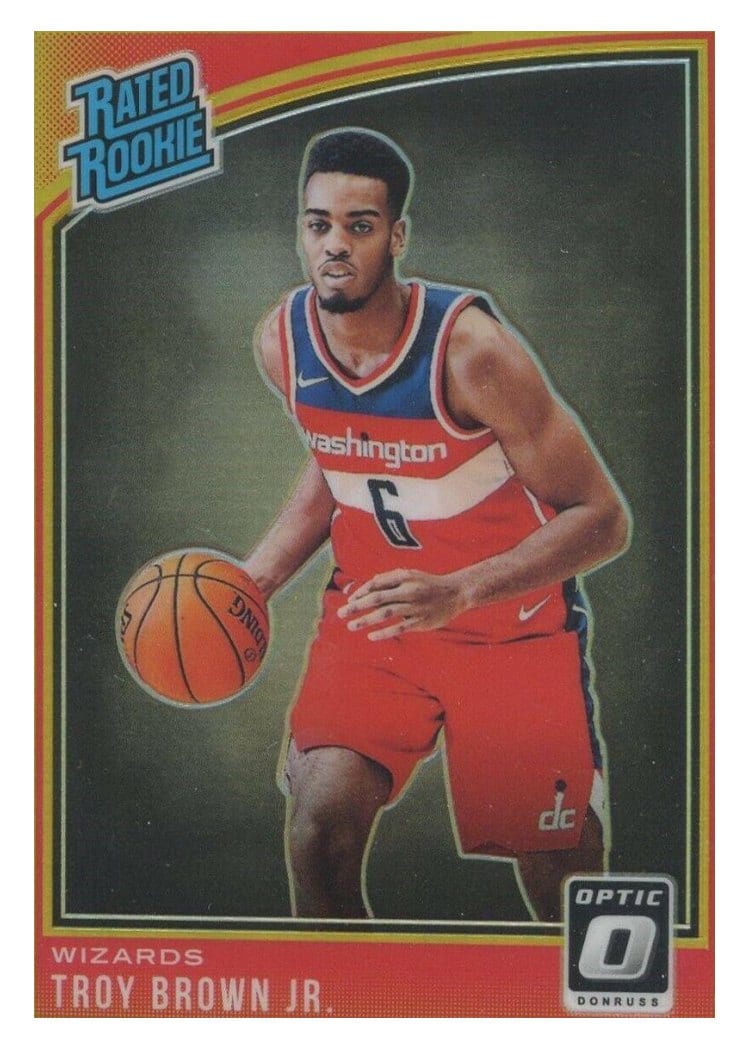 2018-19 Donruss Optic Base Set Troy Brown Jr. #192 card