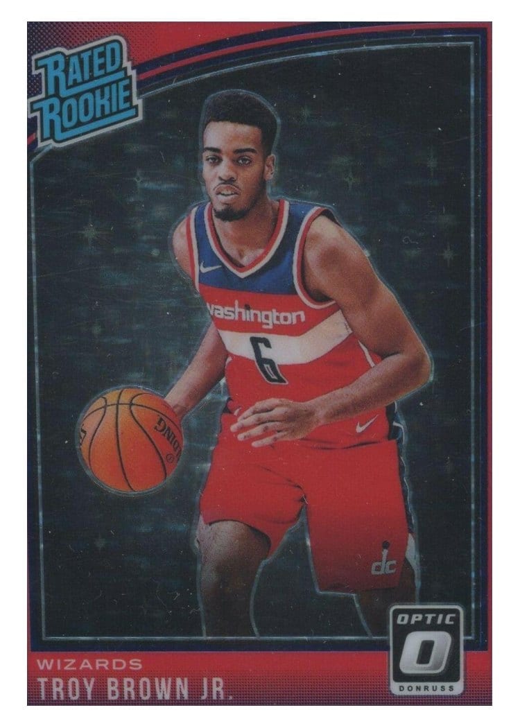 2018-19 Donruss Optic Base Set Troy Brown Jr. #192 card