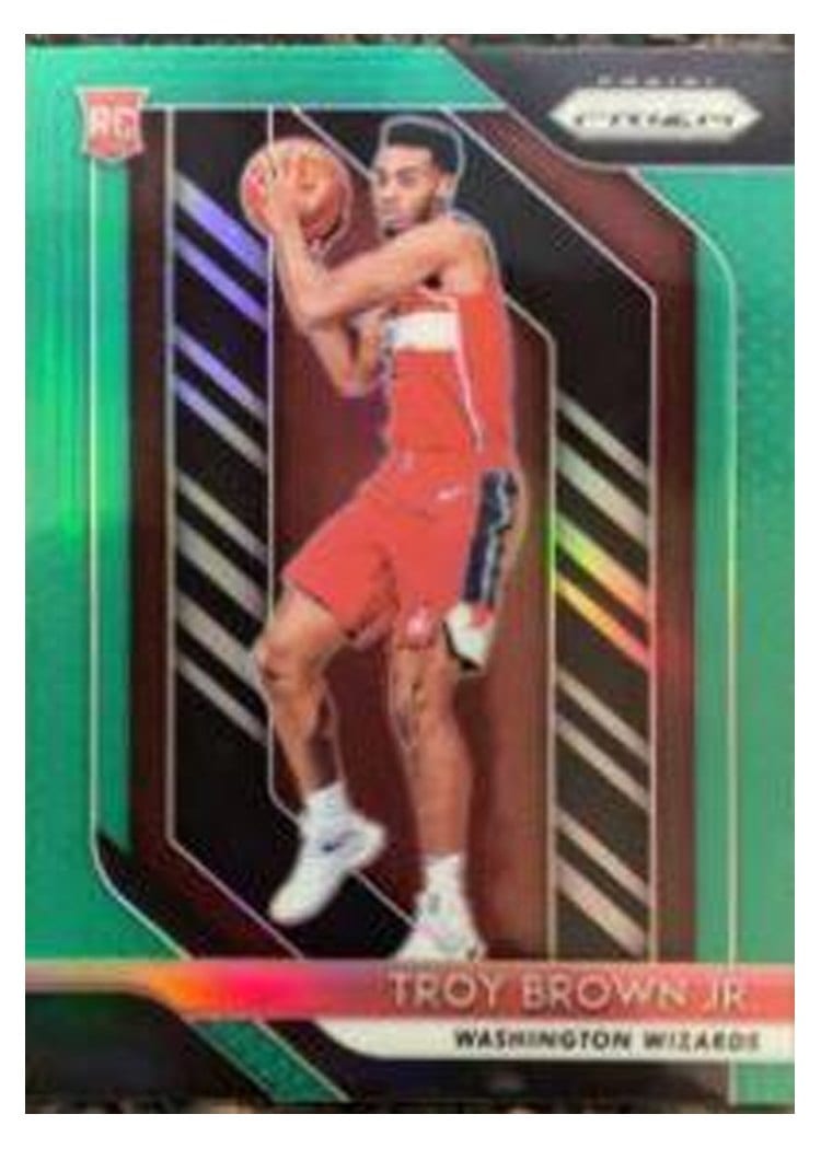 2018-19 Panini Prizm Base Set Troy Brown Jr. #213 card
