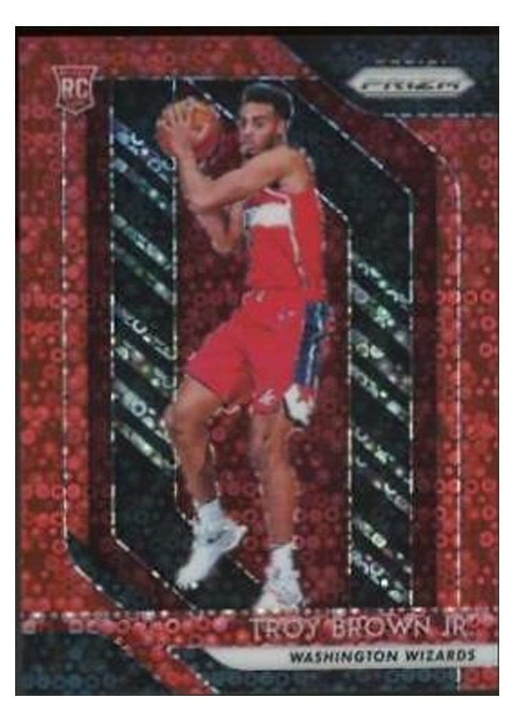 2018-19 Panini Prizm Base Set Troy Brown Jr. #213 card