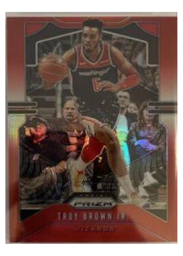 2019-20 Panini Prizm Base Set Troy Brown Jr. #196 card