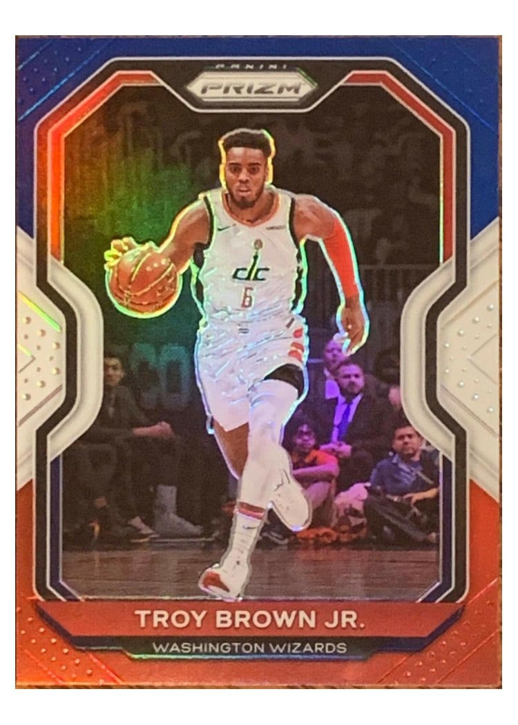 2020-21 Panini Prizm Base Set Troy Brown Jr. #127 card