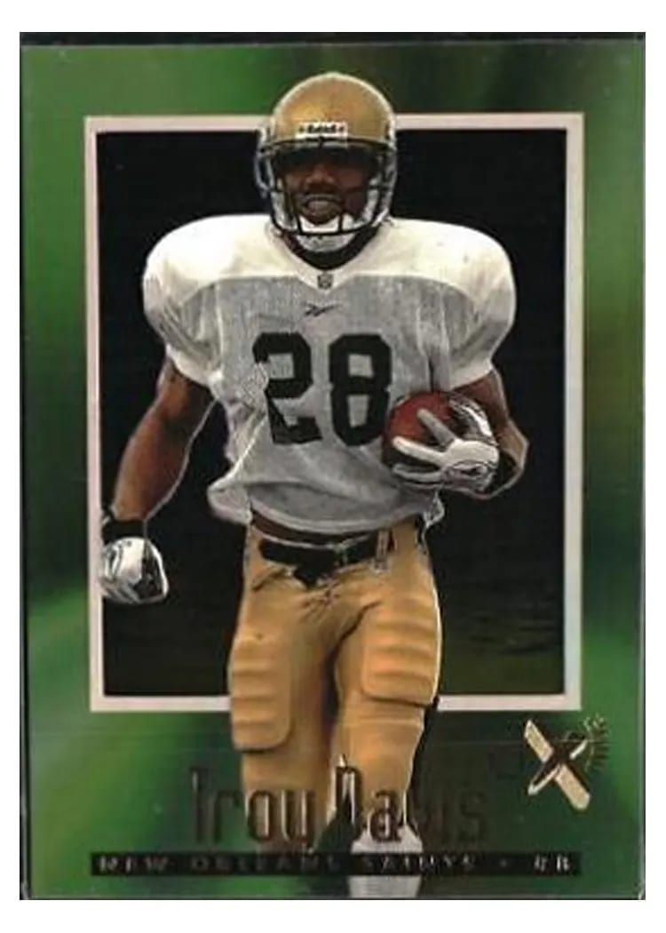 1997 Skybox E X2000 Troy Davis #18 card