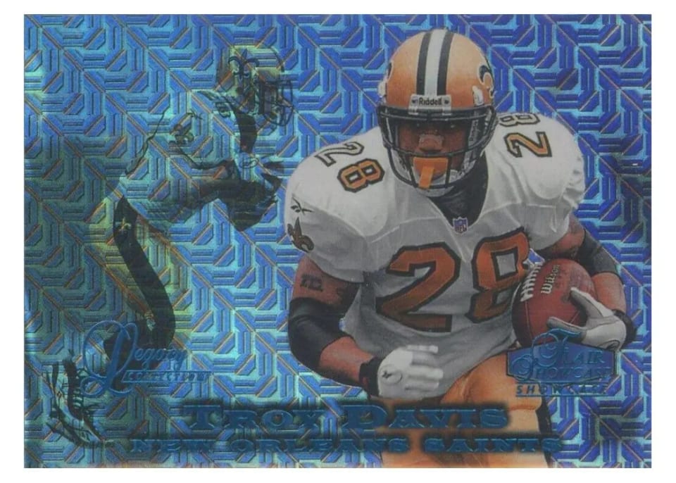 1998 Flair Showcase Legacy Collection Troy Davis #76 card