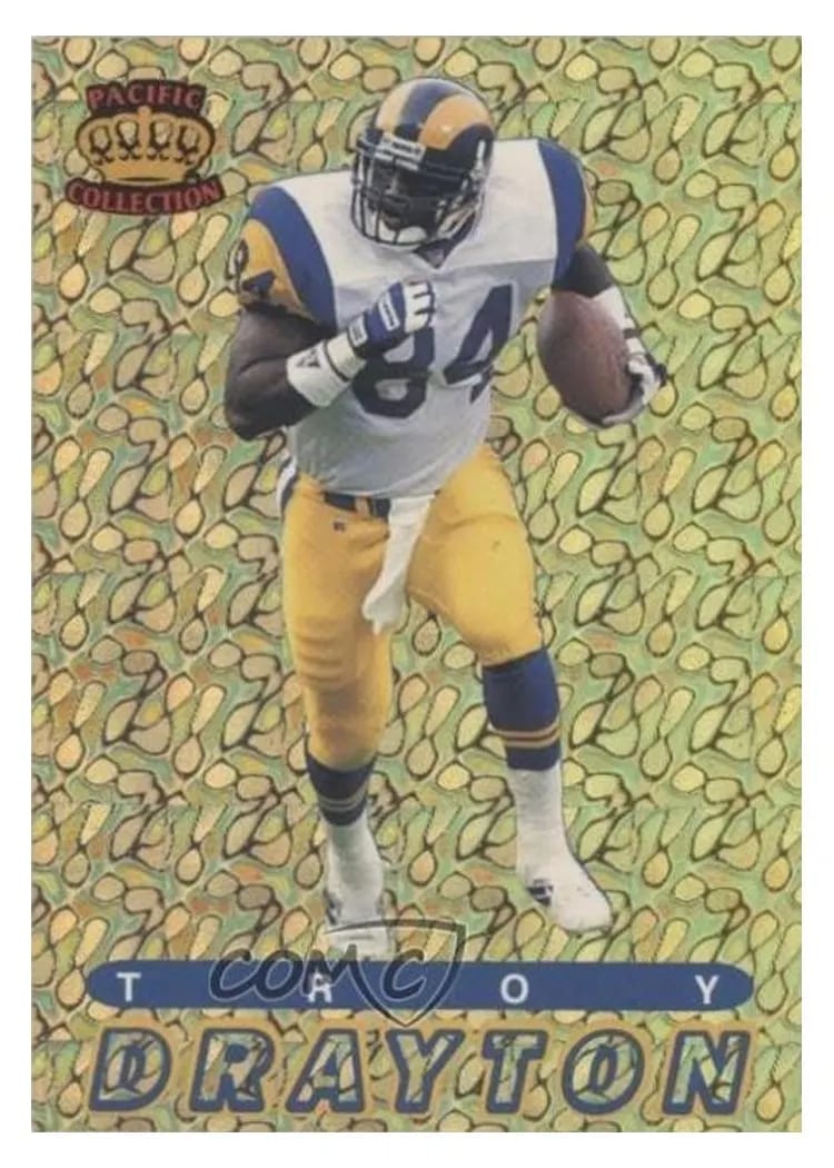 1994 Pacific Prisms Troy Drayton #33 card