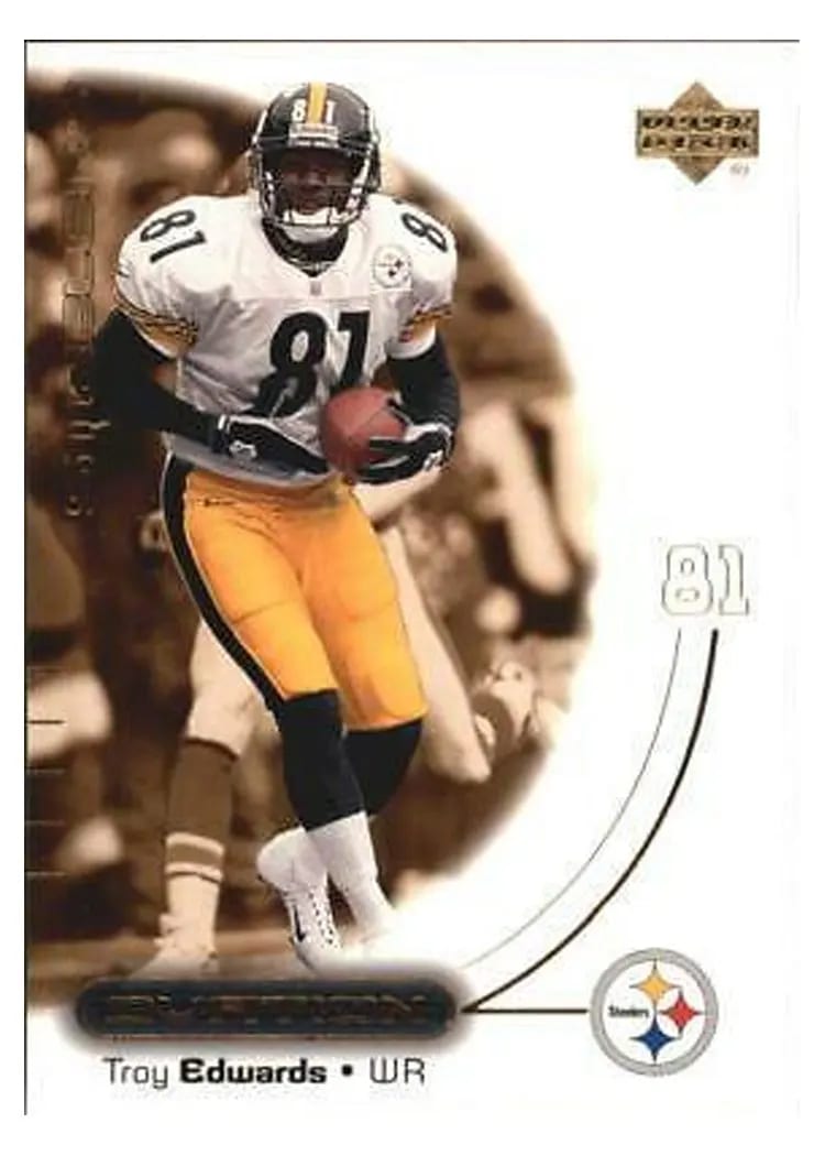 2000 Upper Deck Ovation Troy Edwards #45 card