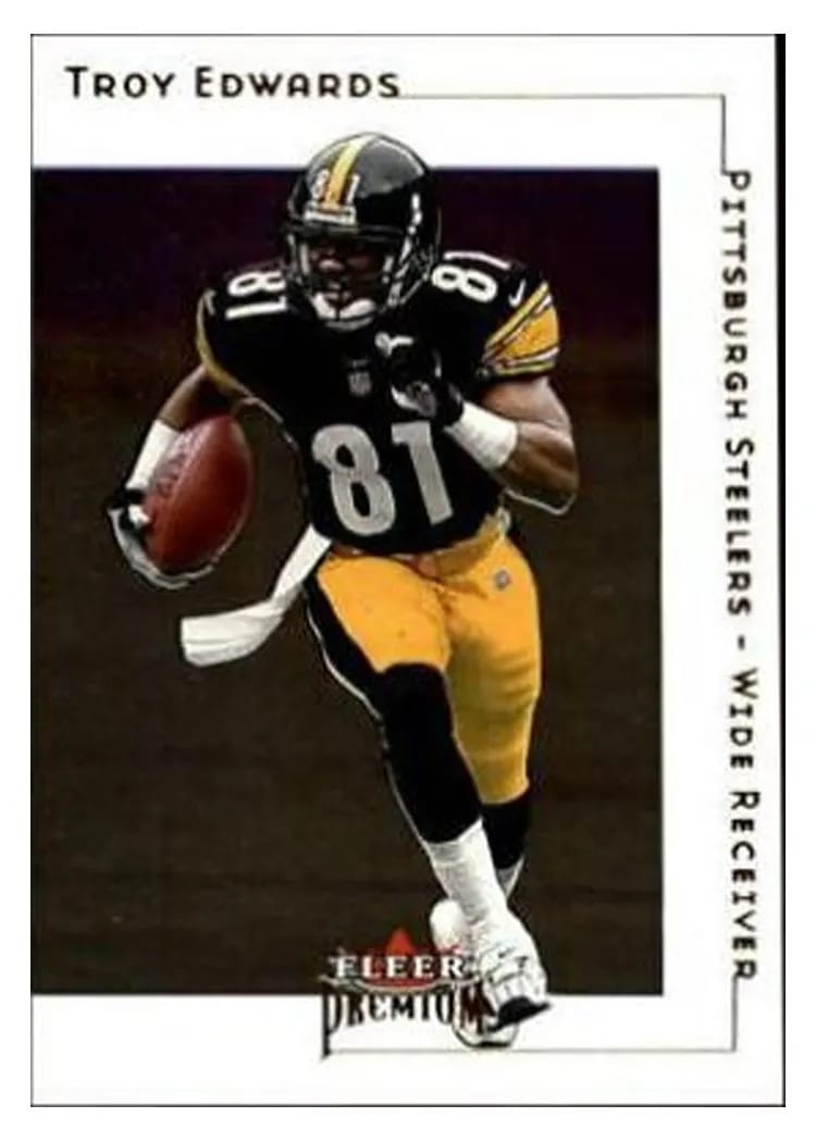 2001 Fleer Premium Troy Edwards #111 card