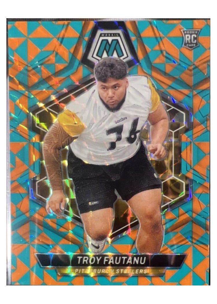 2024 Panini Mosaic Base Set Troy Fautanu Tessellation #320 card