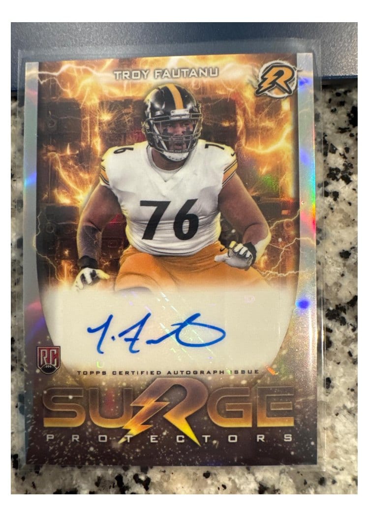 2024 Topps Resurgence Surge Protectors Signatures Troy Fautanu #SPS-TFA card