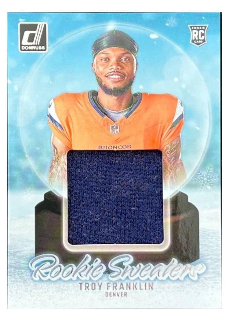 2024 Donruss Rookie Holiday Sweater Troy Franklin #RHS-TFR card