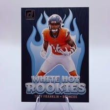 2024 Donruss White Hot Rookies Troy Franklin #WH7 card