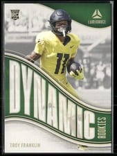 2024 Panini Luminance Dynamic Rookies Troy Franklin #DR-TFN card
