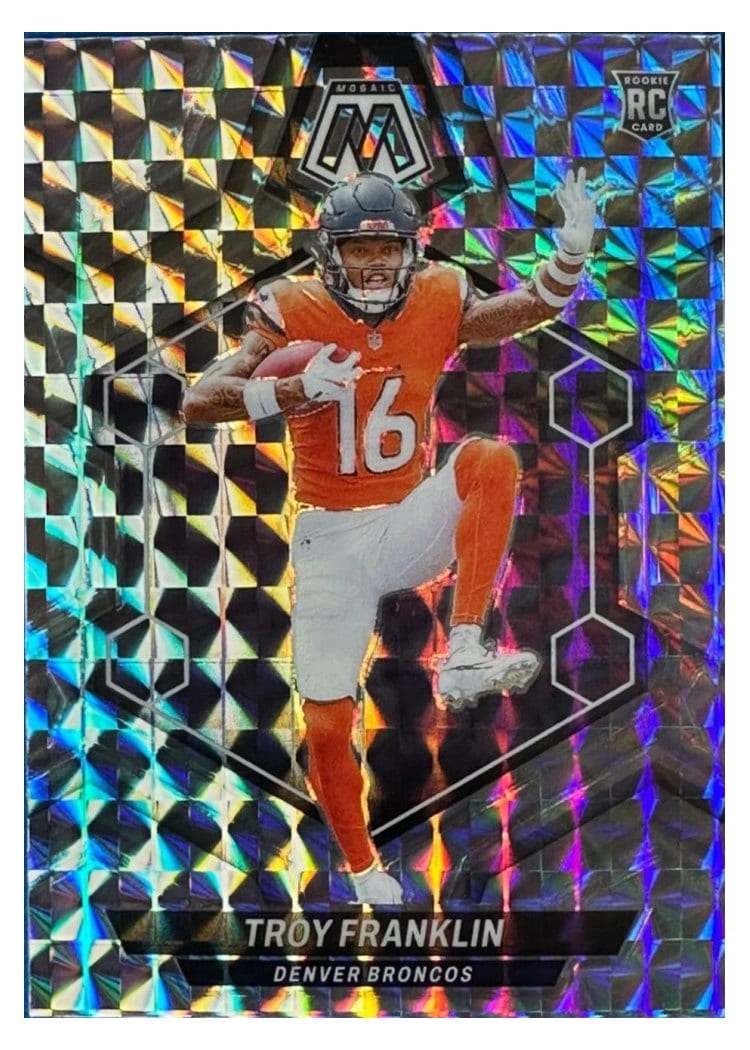 2024 Panini Mosaic Base Set Troy Franklin Mosaic #378 card