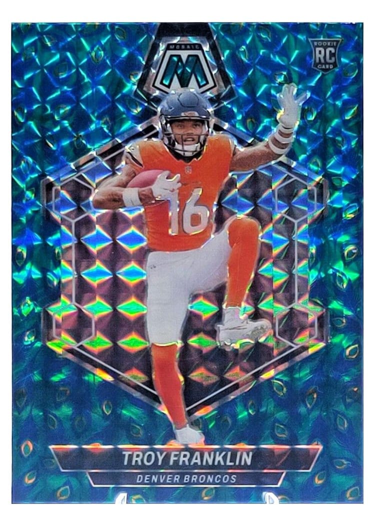 2024 Panini Mosaic Base Set Troy Franklin #378 card