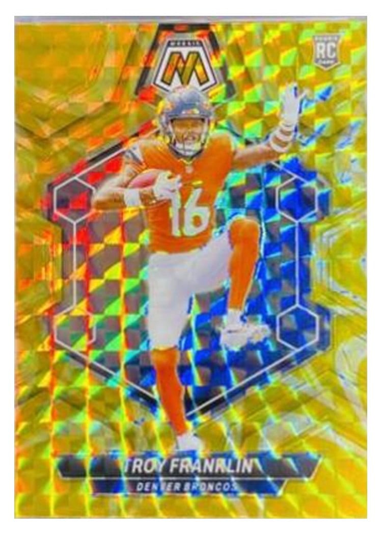 2024 Panini Mosaic Base Set Troy Franklin #378 card