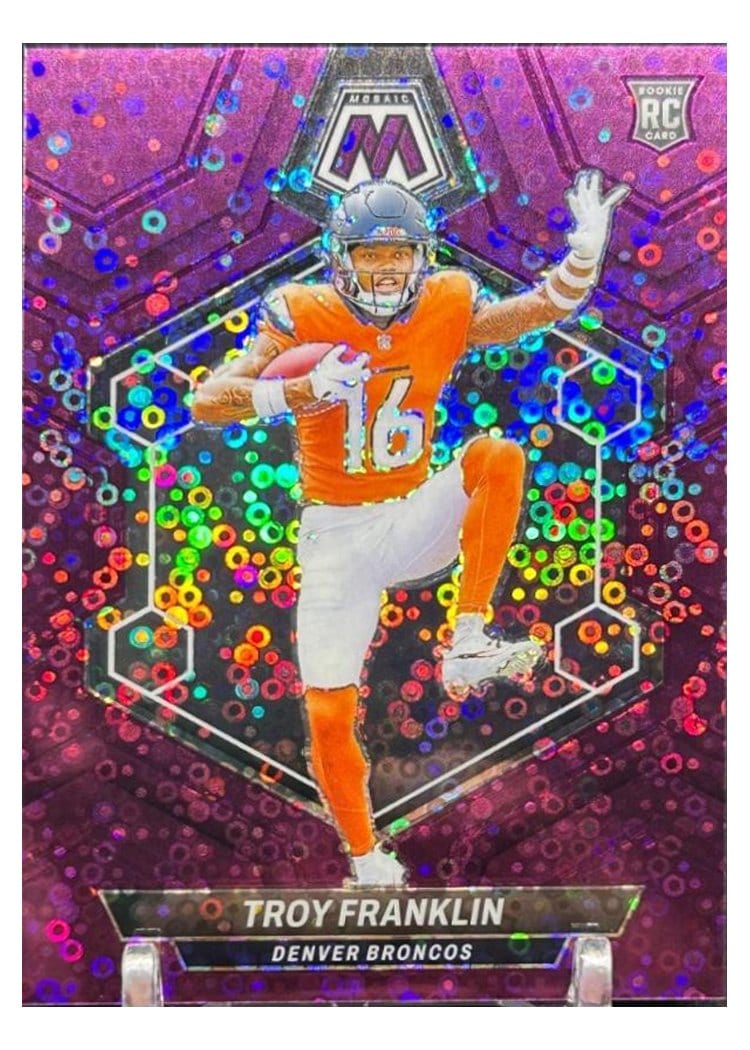 2024 Panini Mosaic Base Set Troy Franklin #378 card
