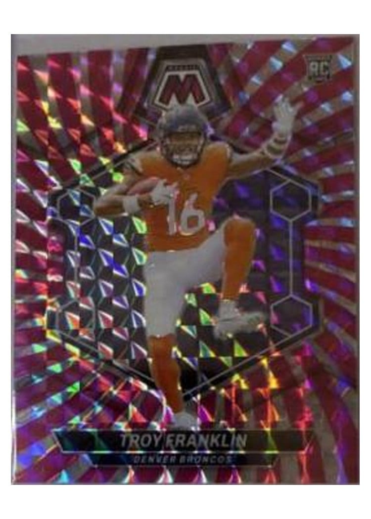 2024 Panini Mosaic Base Set Troy Franklin #378 card