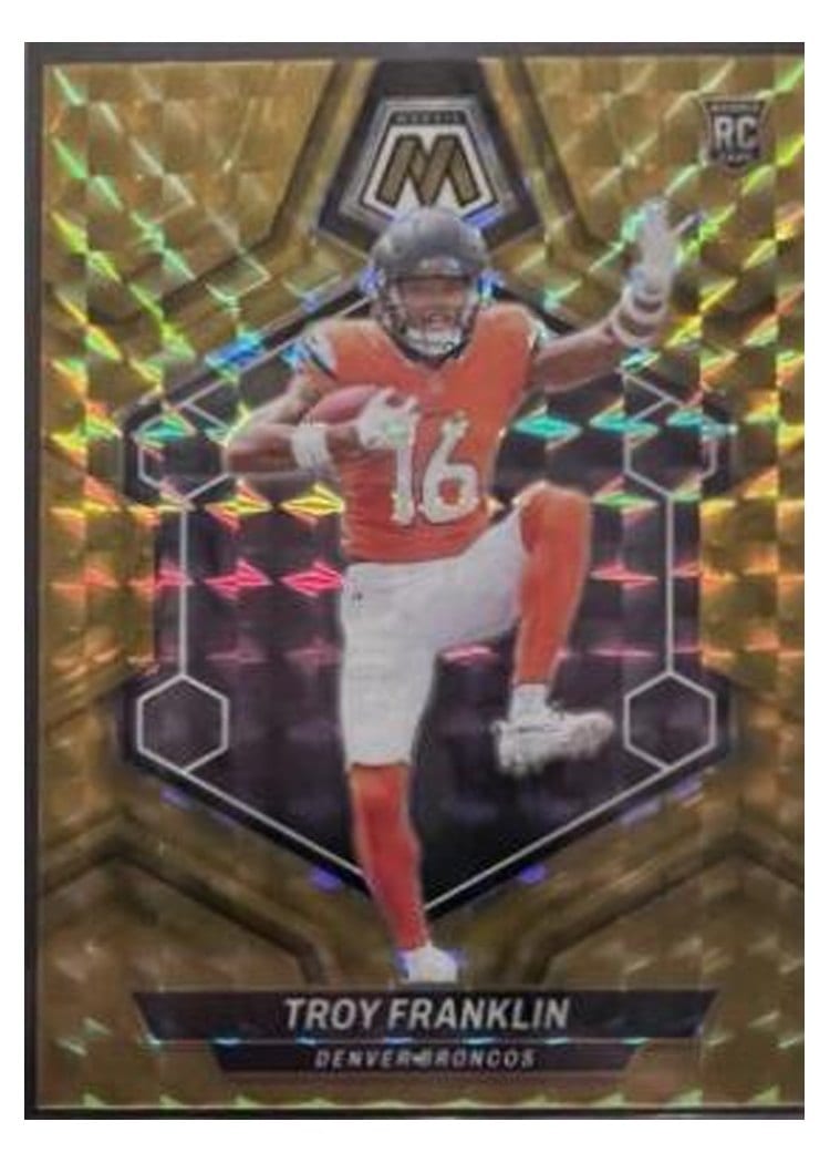 2024 Panini Mosaic Base Set Troy Franklin #378 card