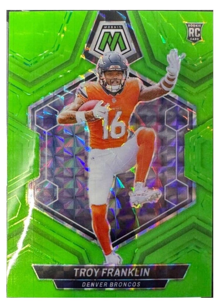 2024 Panini Mosaic Base Set Troy Franklin #378 card