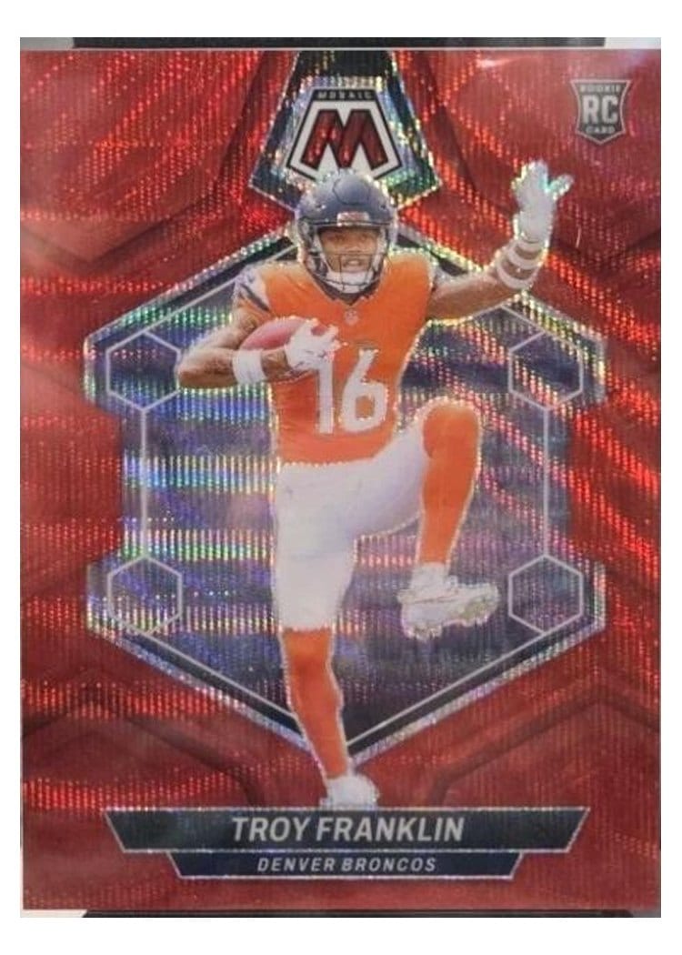 2024 Panini Mosaic Base Set Troy Franklin #378 card