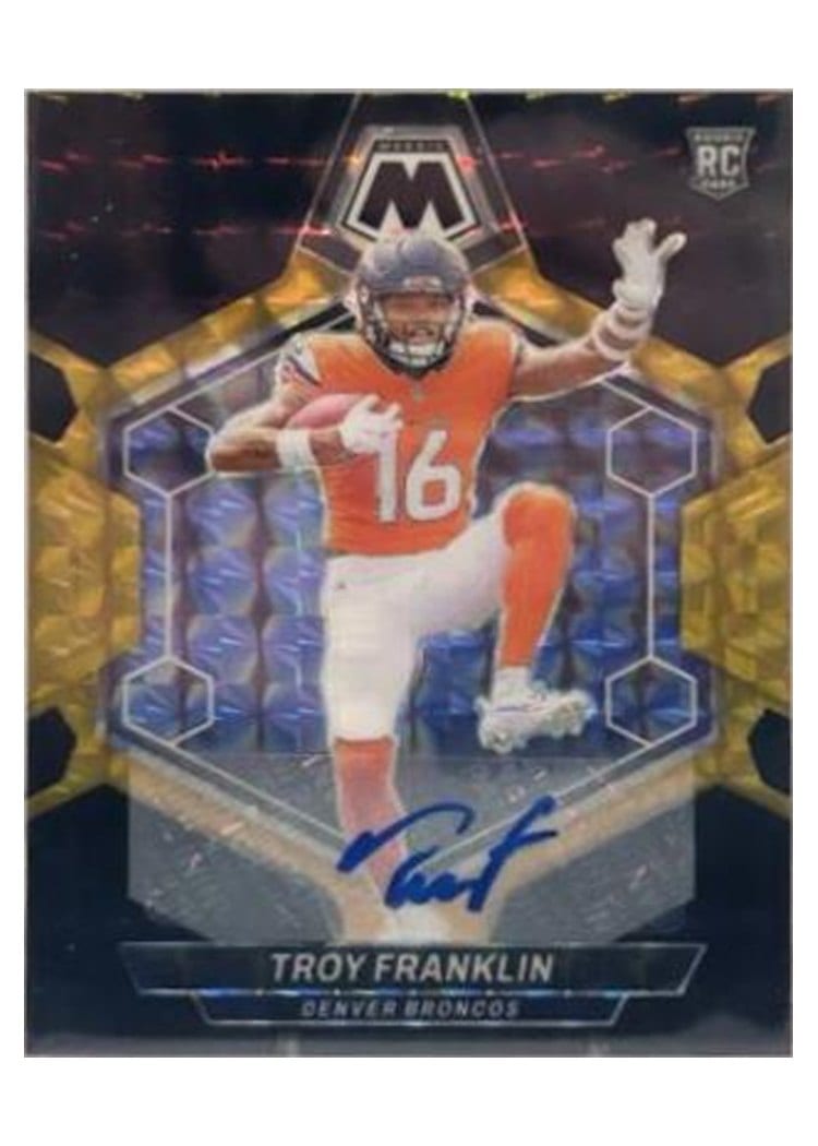 2024 Panini Mosaic Base Set Troy Franklin #378 card
