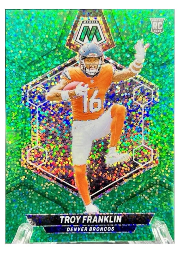 2024 Panini Mosaic Base Set Troy Franklin #378 card