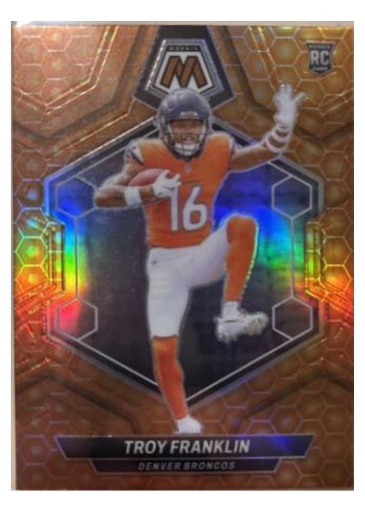 2024 Panini Mosaic Base Set Troy Franklin #378 card