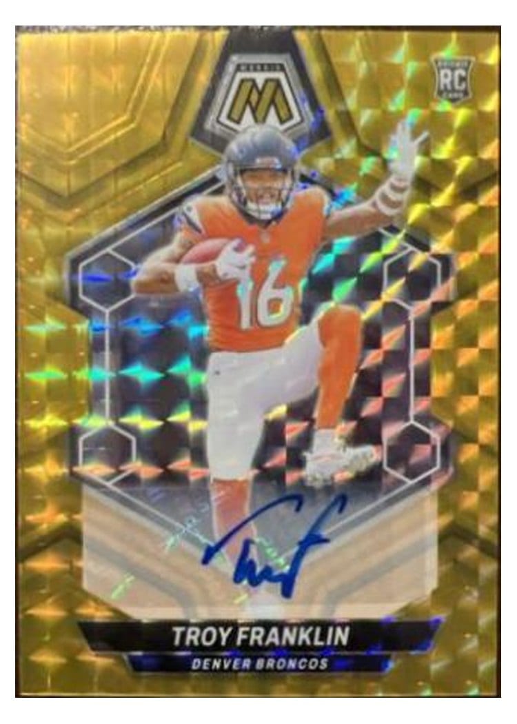 2024 Panini Mosaic Base Set Troy Franklin #378 card