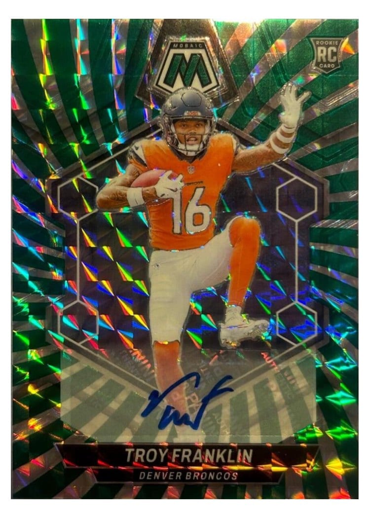 2024 Panini Mosaic Base Set Troy Franklin #378 card