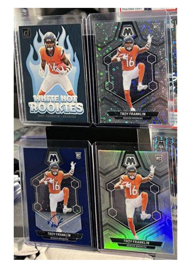2024 Panini Mosaic Base Set Troy Franklin #378 card