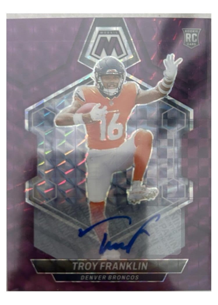 2024 Panini Mosaic Base Set Troy Franklin #378 card