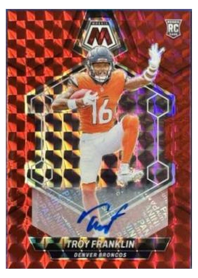 2024 Panini Mosaic Base Set Troy Franklin #378 card