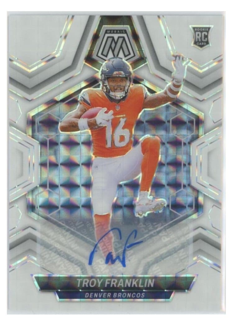 2024 Panini Mosaic Base Set Troy Franklin #378 card