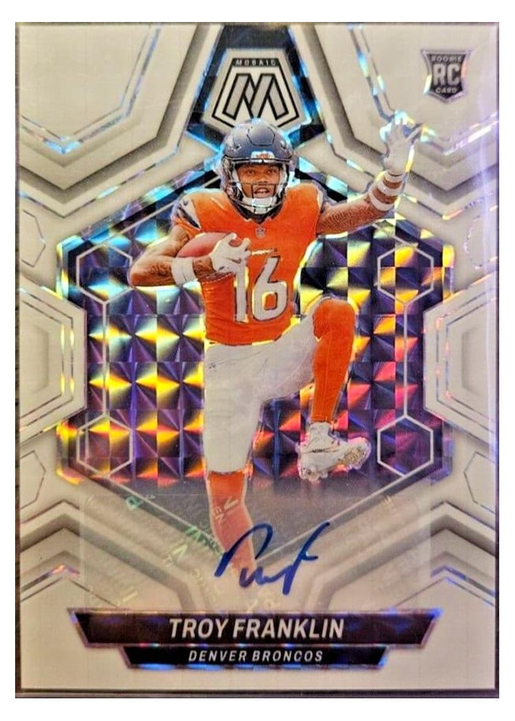 2024 Panini Mosaic Base Set Troy Franklin #378 card