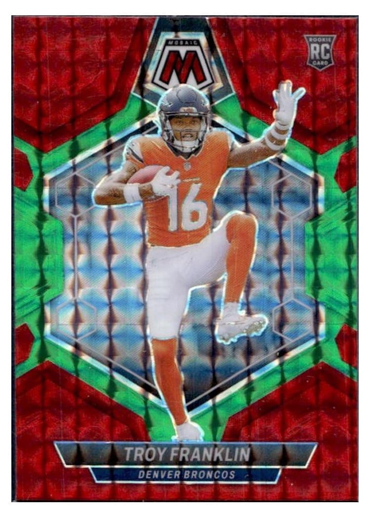2024 Panini Mosaic Base Set Troy Franklin #378 card