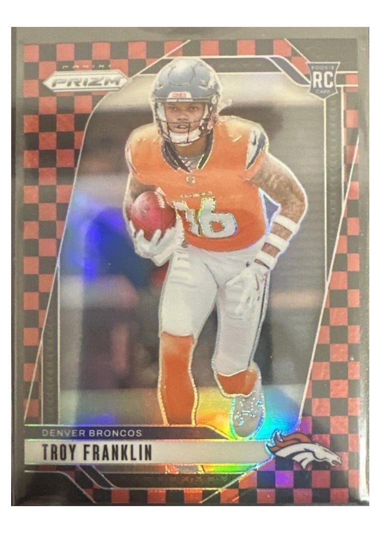 2024 Panini Prizm Base Set Troy Franklin #393 card