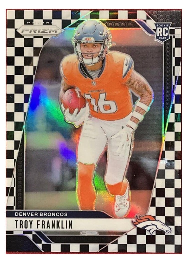2024 Panini Prizm Base Set Troy Franklin #393 card