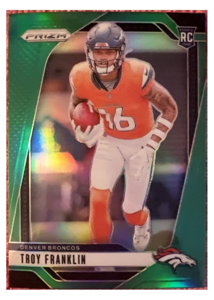 2024 Panini Prizm Base Set Troy Franklin #393 card