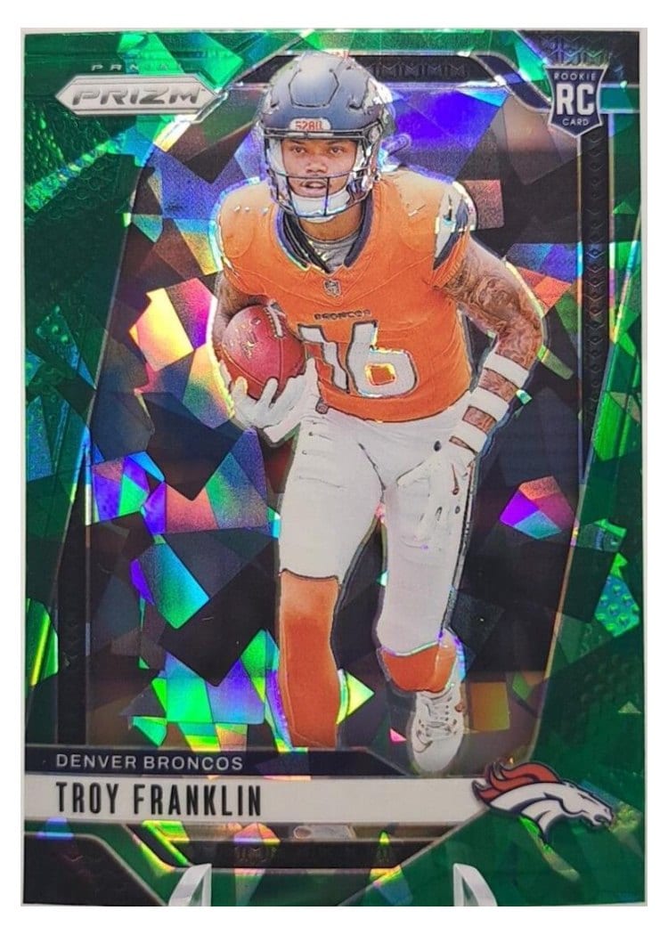 2024 Panini Prizm Base Set Troy Franklin #393 card