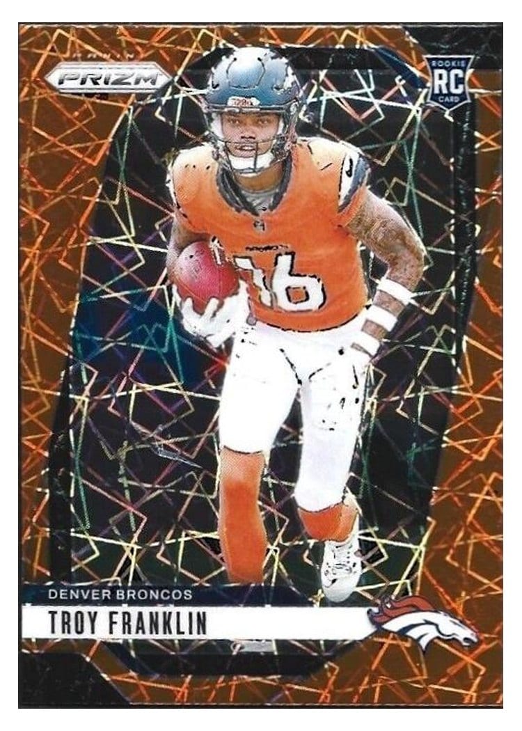 2024 Panini Prizm Base Set Troy Franklin #393 card